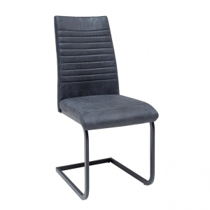 Set de 2 scaune Appartment, microfibra gri antic A-39378 VC