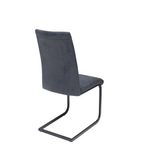 Set de 2 scaune Appartment, microfibra gri antic A-39378 VC - Img 3