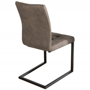 Set de 2 scaune aspect vintage Oxford antik taupe - Img 4