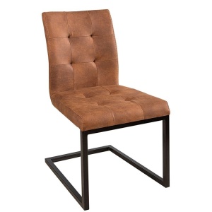 Set de 2 scaune design industrial style, Oxford coniac A-36961 VC