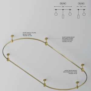 Sina pentru Sistem Modular Magnetic Flarity 1M, alama 243138 universul-luminii.ro