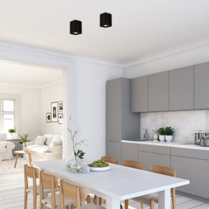 Spot aplicat design minimalist Kobald negru - Img 3