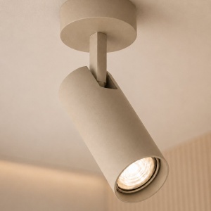 Spot aplicat directionabil cu bec GU10 Linca taupe - Img 4