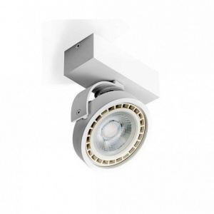 Spot aplicat directionabil JERRY 1 alb ZZ AZ1366 - Img 1