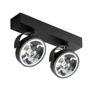 Spot aplicat directionabil JERRY 2 12V negru ZZ AZ1368 - Img 1