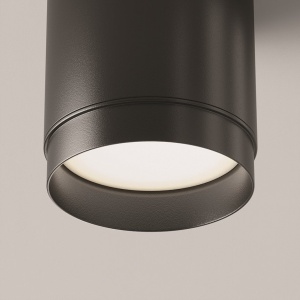 Spot aplicat minimalist design tehnic Polar negru 237268 universul-luminii.ro