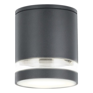 Spot aplicat pentru iluminat exterior design modern IP54 Zombor antracit 10,2cm
