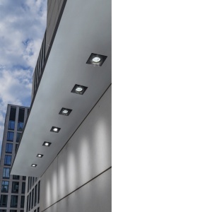 Spot de exterior incastrabil IP65 IKA SQUARE negru 97128 universul-luminii.ro