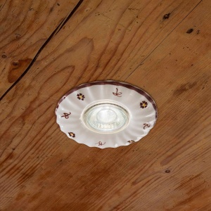 Spot incastrabil design retro realizat manual din ceramica PESCARA 129148 universul-luminii.ro