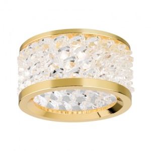 Spot incastrabil dimabil, cristal K10 Korb auriu Str 10-461 gold/EBL OR 89718 universul-luminii.ro