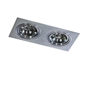 Spot incastrabil directionabil de tavan/plafon SIRO 2 ALU