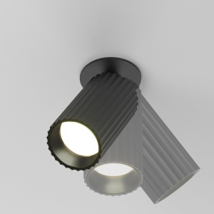 Spot incastrabil stil minimalist Calipso negru 242068 universul-luminii.ro