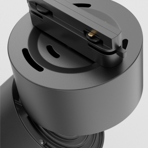 Spot LED, accesoriu pentru sinele monofazate Unity, Yin negru 3000K 219838 universul-luminii.ro
