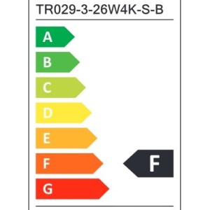 Spot LED, accesoriu pentru sinele trifazate Trinity, Vuoro negru 4000K 26W 220038 universul-luminii.ro