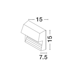 Spot LED ambiental scari de exterior IP54 KRYPTON NVL-752250 79608 universul-luminii.ro