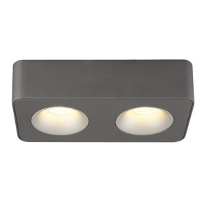 Spot LED aplicat aluminiu gri HANGARAU 2 - Img 3