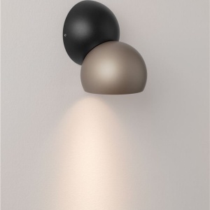 Spot LED aplicat aluminiu LUSA negru/champagne - Img 7
