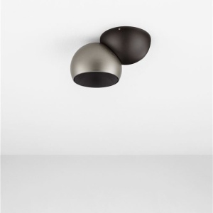 Spot LED aplicat aluminiu LUSA negru/nickel - Img 3