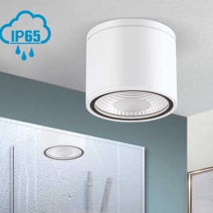 Spot LED aplicat cu protectie la umiditate IP65, SPUTNIK 14,5cm, alb 197168 universul-luminii.ro