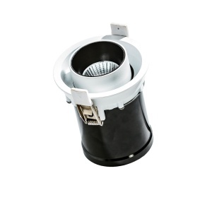 Spot LED dimabil incastrabil, directionabil pentru tavan/plafon LUNA negru 183118 universul-luminii.ro
