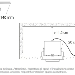 Spot LED directionabil, incastrabil pentru tavan fals NOVA 30W 3000K BK 248196 IDL 181898 universul-luminii.ro