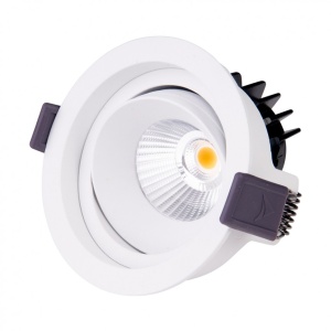 Spot LED directionabil, incastrabil tavan fals / plafon IP32 HIDEN alb H0109 MX