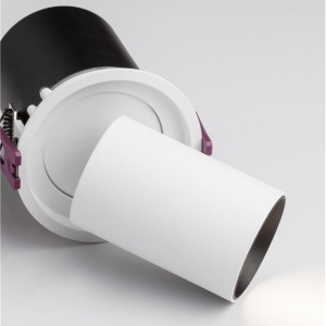 Spot LED incastrabil ajustabil design modern PIN alb - Img 8
