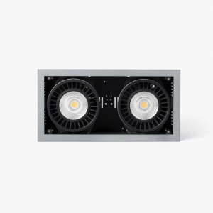Spot LED incastrabil COLIN-2 Grey recessed 48-72W 3000K 20°