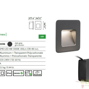 SPOT LED INCASTRABIL DE EXTERIOR NASE-1 70398 66748 universul-luminii.ro