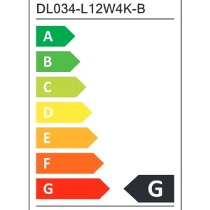 Spot LED incastrabil design modern IP65 Zoom negru 8,5cm 4000K 216928 universul-luminii.ro