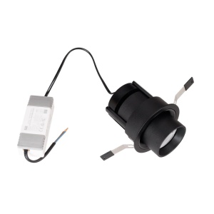 Spot LED incastrabil directionabil Halo F negru 242268 universul-luminii.ro