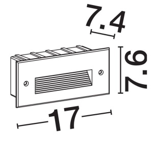 Spot LED incastrabil exterior, ambiental, IP65, POLKA negru 244388 universul-luminii.ro