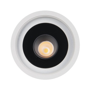 Spot LED incastrabil GALEXO H0106 alb cu inel negru 110068 universul-luminii.ro