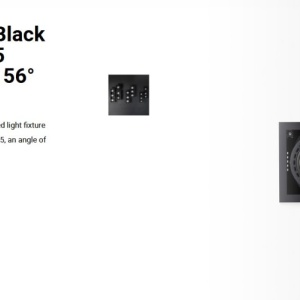 Spot LED incastrabil MINI COLIN-2 Black recessed CRI95 36-50W 3000K 56° 110298 universul-luminii.ro
