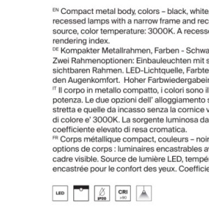 Spot LED incastrabil rotativ retractabil Focus T alama 237248 universul-luminii.ro
