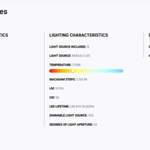 Spot LED incastrabil TULIPA Black recessed downlight 10W 24° 2700K CRI90 triac 112688 universul-luminii.ro