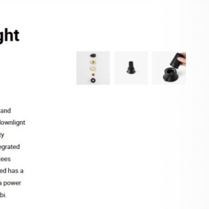 Spot LED incastrabil TULIPA Black recessed downlight 10W 55° 3000K CRI90 casambi 112998 universul-luminii.ro