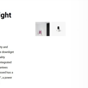 Spot LED incastrabil TULIPA White recessed downlight 10W 55° 2700K CRI90 dali 112938 universul-luminii.ro