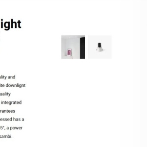 Spot LED incastrabil TULIPA White recessed downlight 10W 55° 3000K CRI90 casambi 112988 universul-luminii.ro
