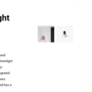 Spot LED incastrabil TULIPA White recessed downlight 10W 55° 4000K CRI90 113018 universul-luminii.ro