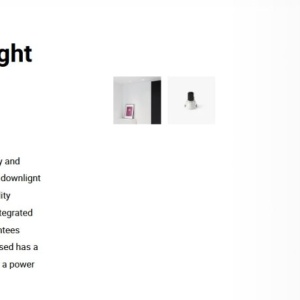 Spot LED incastrabil TULIPA White recessed downlight 7W 24° 2700K CRI90 triac 111098 universul-luminii.ro