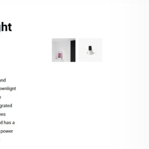 Spot LED incastrabil TULIPA White recessed downlight 7W 24° 3000K CRI90 casambi 111148 universul-luminii.ro
