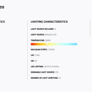 Spot LED incastrabil TULIPA White recessed downlight 7W 55° 3000K CRI90 casambi 111688 universul-luminii.ro