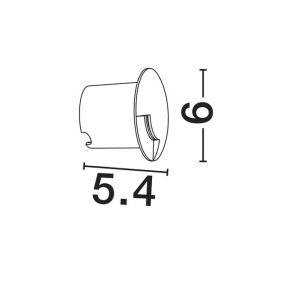 Spot LED incastrat iluminat exterior ambiental IP67 ERIS negru 560308 universul-luminii.ro