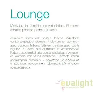 Spot orientabil, incastrabil LOUNGE FI1 BIANCO 138978 65018 universul-luminii.ro