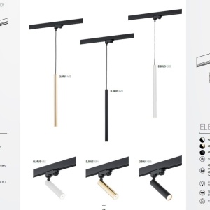 Spot pe sina NET negru/auriu / Accesoriu pentru sinele trifazate ARGON T-RACK - Img 9
