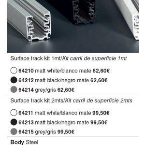 Spot / Proiector directionabil pe sina STAN auriu satinat 43757 193358 universul-luminii.ro