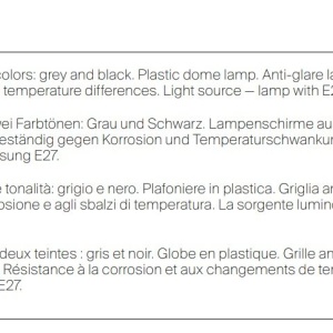 Stalp de exterior cu protectie IP54, Bronx gri H-79,6cm 120848 universul-luminii.ro
