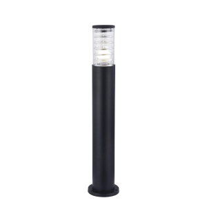 Stalp de exterior cu protectie IP54, Bronx negru H-79,6cm