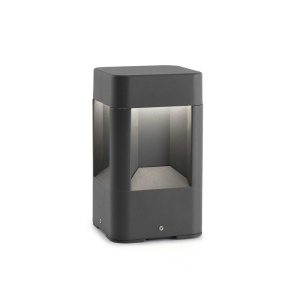 Stalp de exterior modern cu iluminat LED inaltime 20,5cm cu protectie IP54 NAYA LED 71198